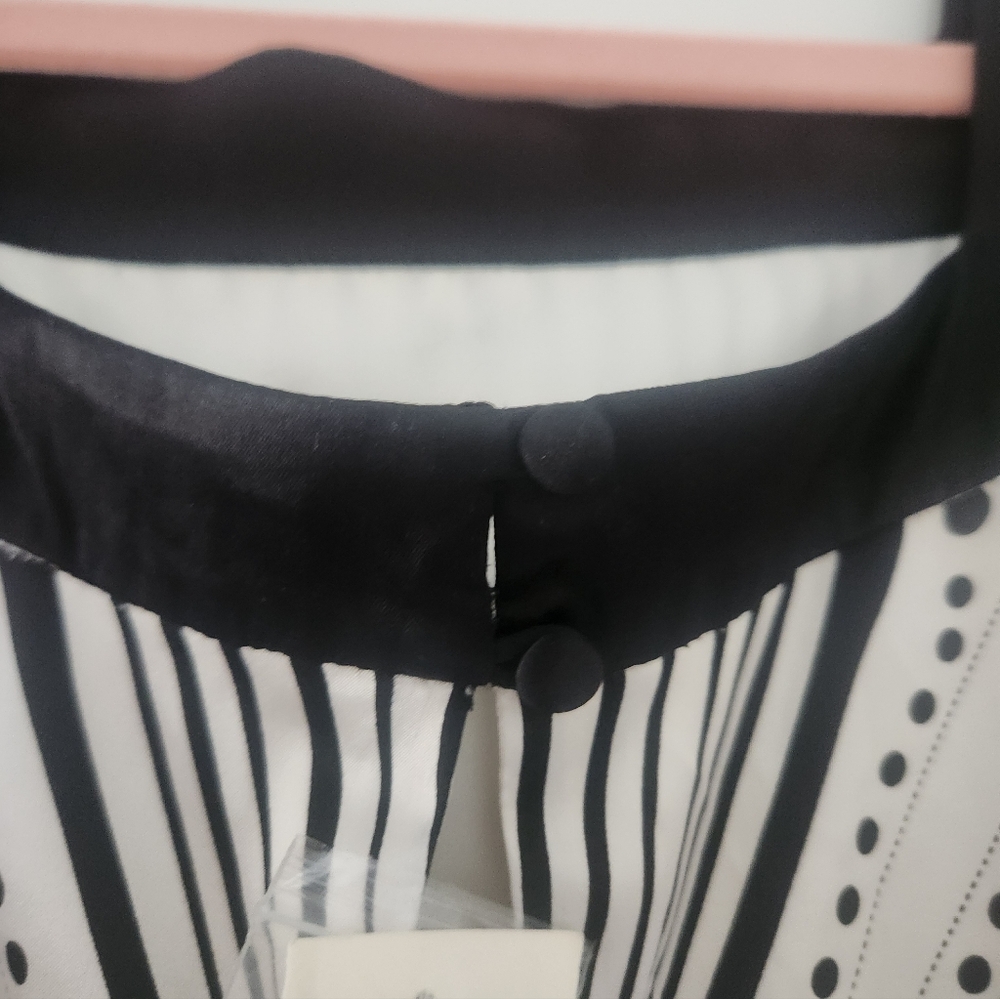 Arden B Black and White Geometric Dress - Picture 5 of 7